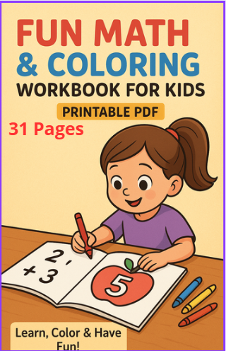 Fun Math & Coloring for Kids